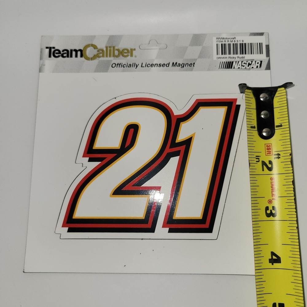 Team Caliber Officially Liceased Magnet Ricky Rudd #21 - Picture 3 of 4